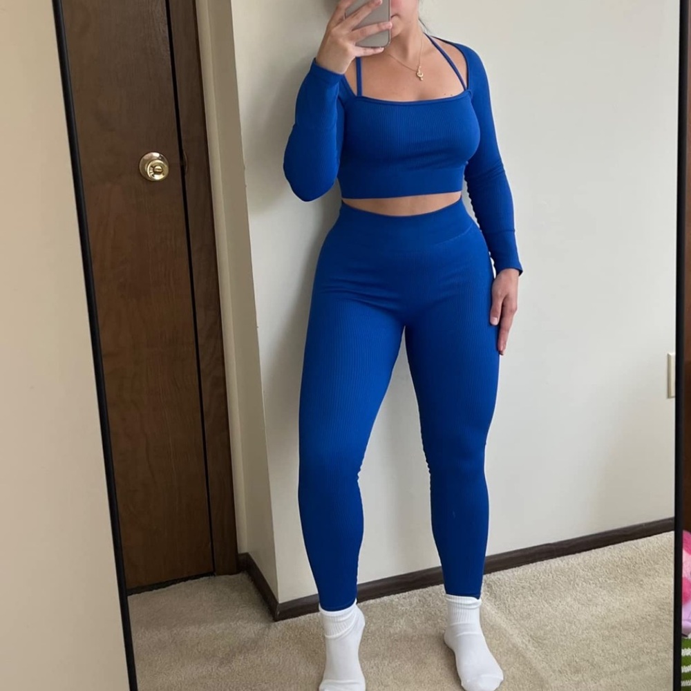 Dark Blue Workout Set
